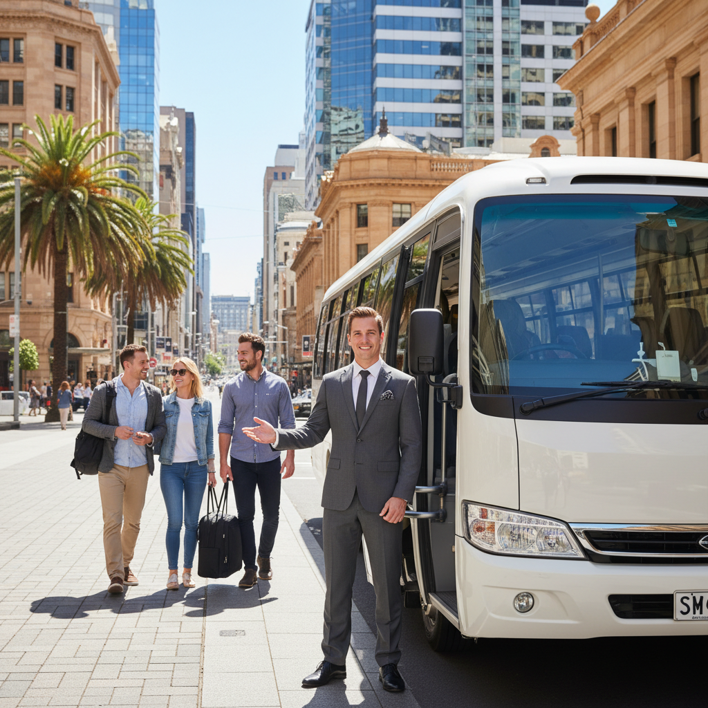 Minibus in Newcastle